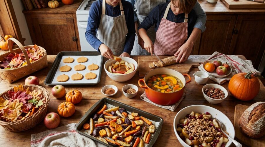 Cosa cucinare con i bambini in autunno: 8 ricette semplici con i sapori di stagione